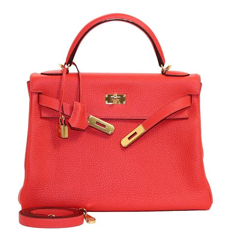 hermes red leather purse|hermes beach bag sale.